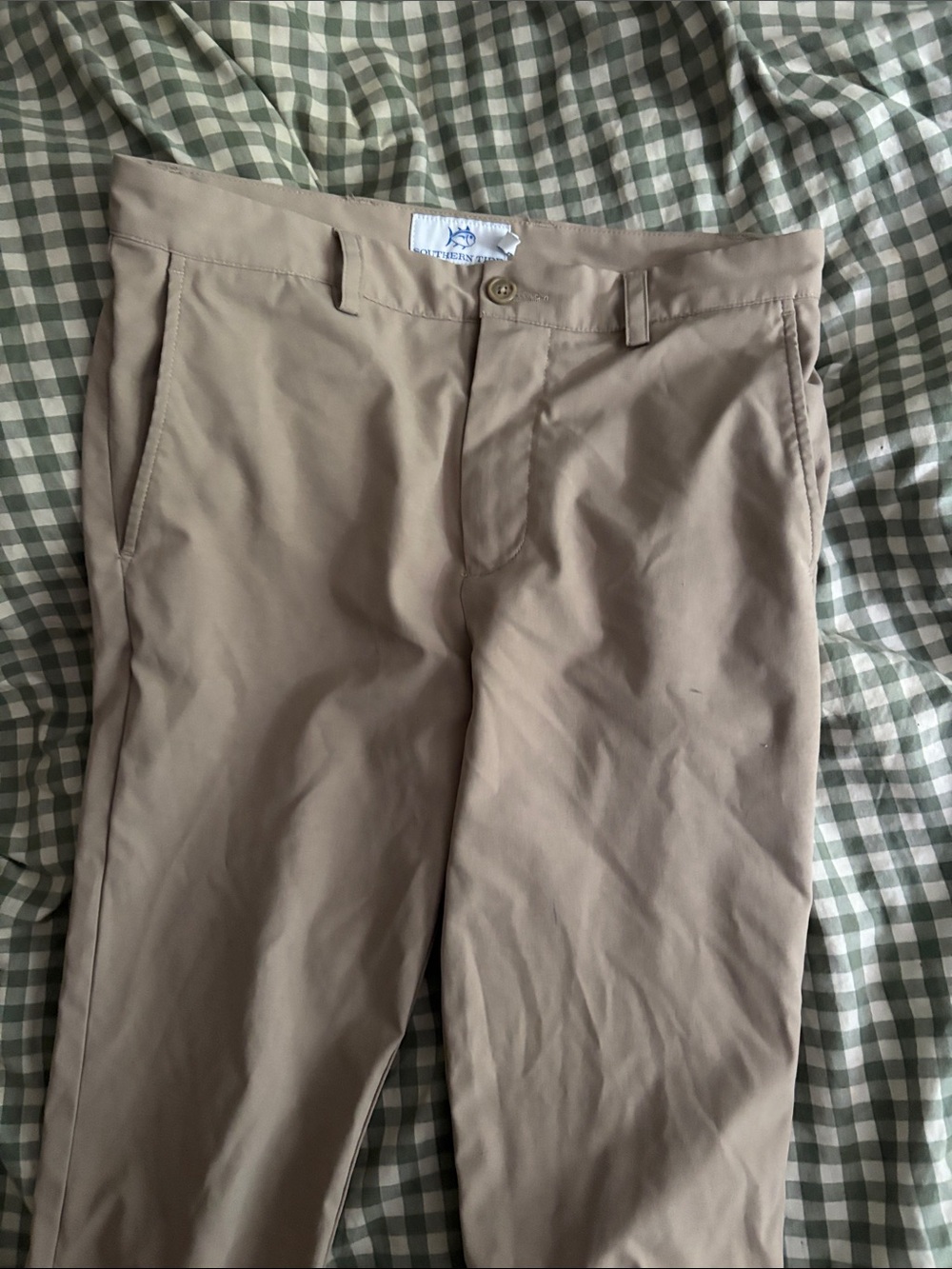 Southern Tide Boys' Khaki Dress Chinos